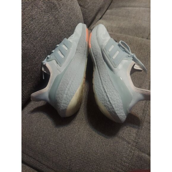 Adidas Ultra Boost 22 Grey Blue Men's Size 15 HO1170 Tennis Light Blue Running - Picture 7 of 10